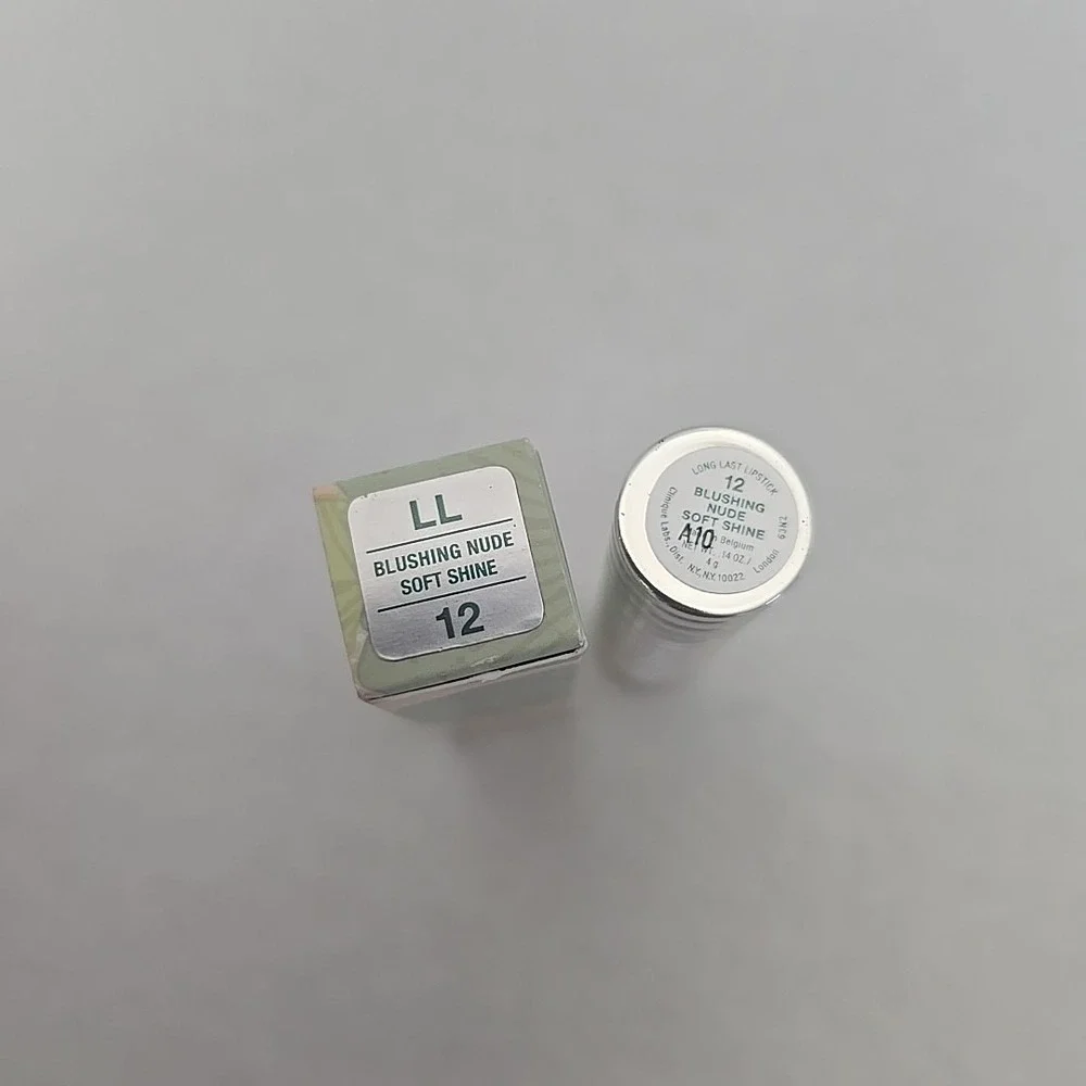 Clinique Long Last Lipstick 12 Blushing Nude Soft Shine 0.14 oz 4g